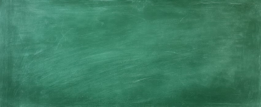 The Empty Green Chalkboard Ready for New Lessons and Creativity photo