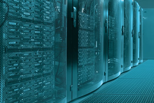 Operational server racks photo