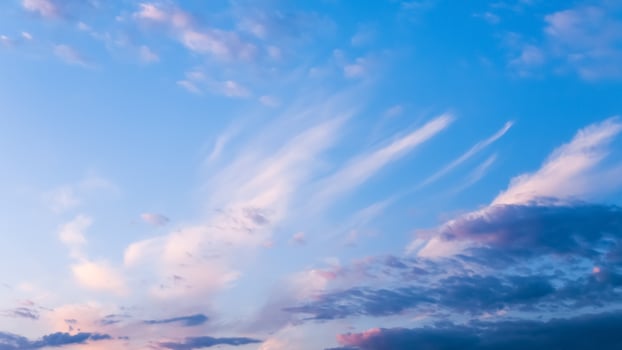 Sky with clouds background photo