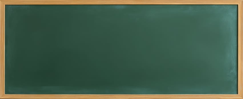 The empty chalkboard ready for teaching and classroom creativity. photo