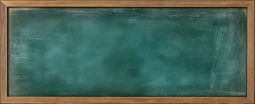 The empty chalkboard ready for creative teaching and learning experiences. photo