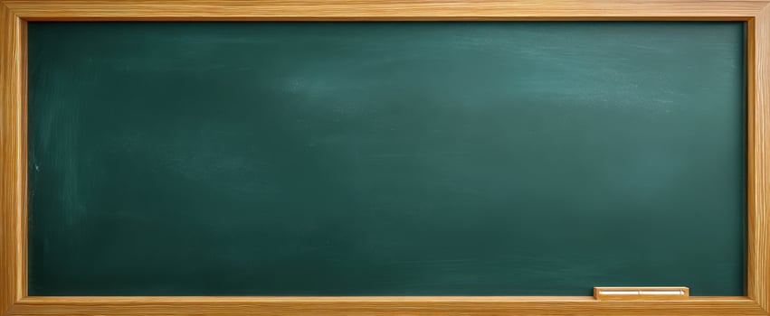 The Empty Chalkboard Ready for Educational Creativity and Classroom Engagement photo