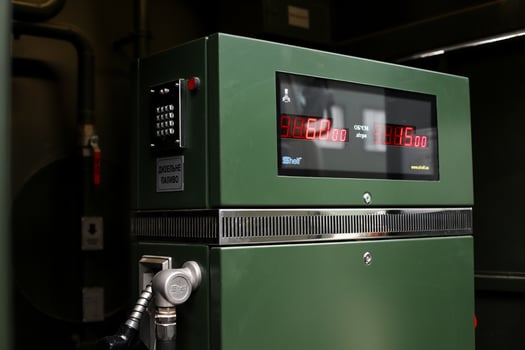 Diesel fuel filling station photo