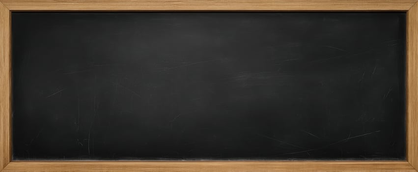 The Empty Chalkboard Ready for Creative Ideas and Lessons photo