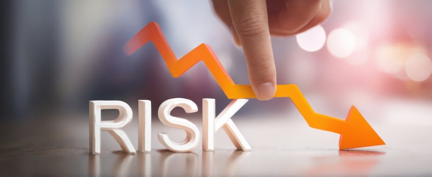 The Risk Indicator with an Upward Trend Illustrating Financial Decisions photo
