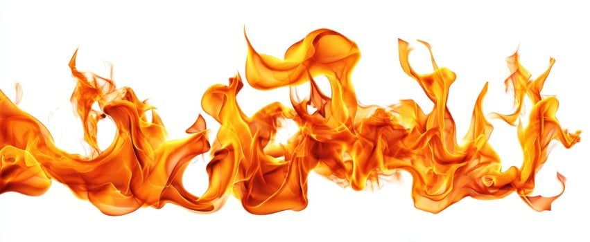 The stunning visual of vibrant orange flames dancing gracefully photo