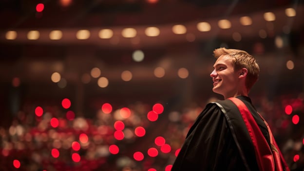 Graduation ceremony person academic success celebration photo
