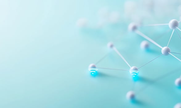 Network connection, global communication, technology background photo