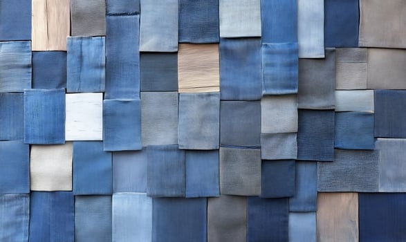 Denim fabric texture wall background photo