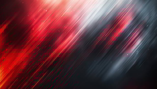 Abstract background with red white and black blurred lines motion effect photo