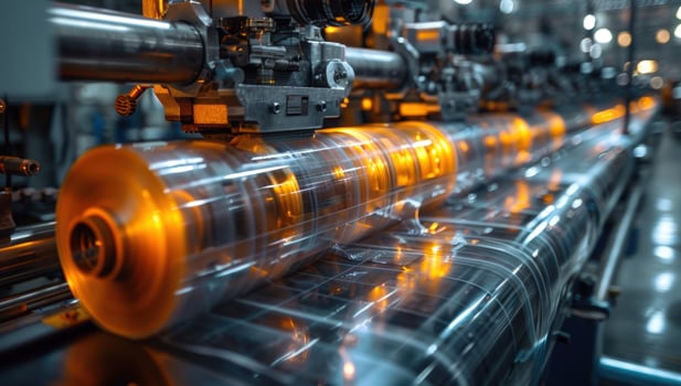 Automated production process industrial machine manufacturing technology photo