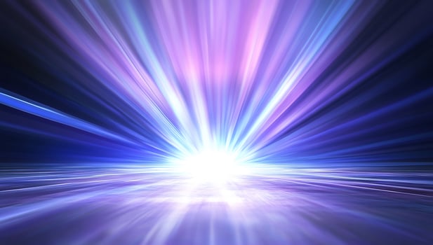 Vibrant rays of light emanating from a central point, creating a dynamic background photo