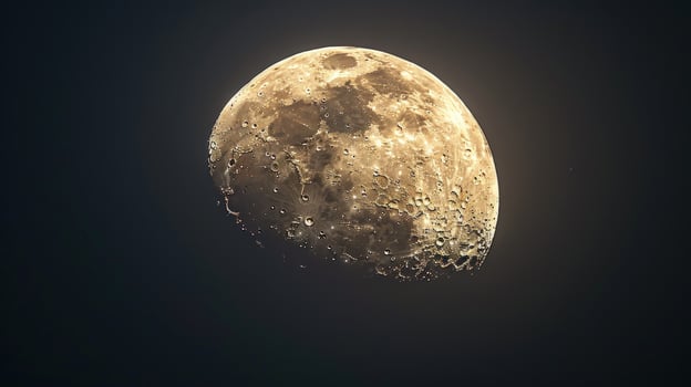 Detailed lunar surface image celestial sphere astronomy photo