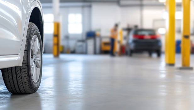 Car tire, auto repair shop, mechanics, service photo