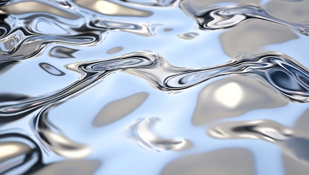 Liquid metal surface texture background photo