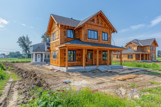 Residential construction homes under development real estate growth photo