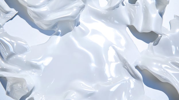 White liquid flowing, abstract background, design texture photo