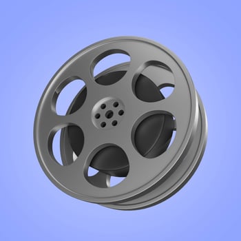 3D cinema film tape photo