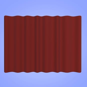 3D Red stage curtain. theater or cinema luxury photo