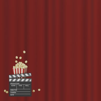 3D renderings realistic 3D cinema icons photo