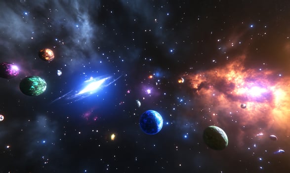 Cosmic Nebula Planets, stars, and galaxies. Background Stellar explosion. Use Science fiction photo