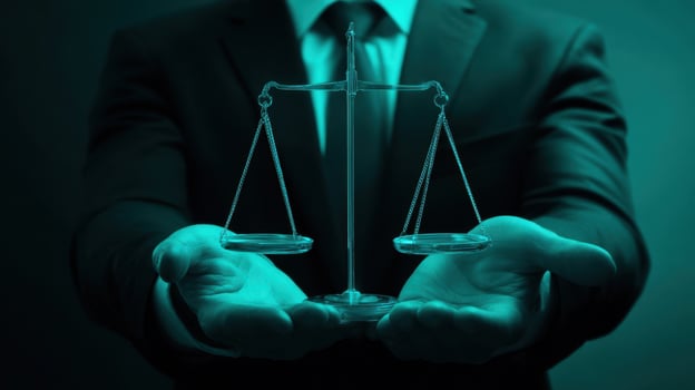 The Scales of Justice Held Safely in Professional Hands photo