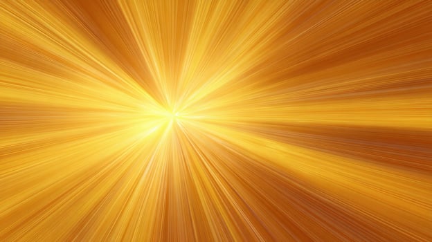 The Radiant Burst of Light Emitting a Warm Golden Glow photo