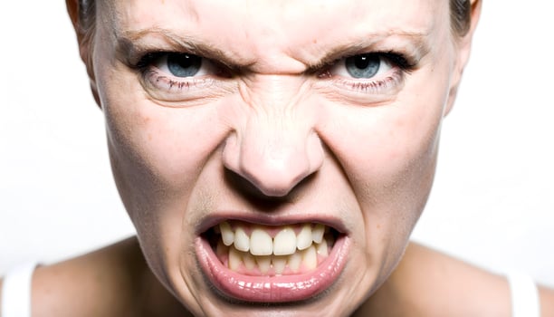 A Close-up on the Contortions of Anger photo