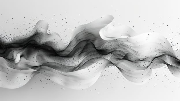 Abstract smoke wave gradient background design element photo