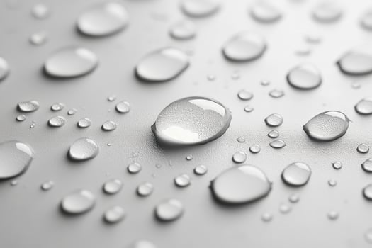 Water droplets on gray surface clean minimalist texture background photo