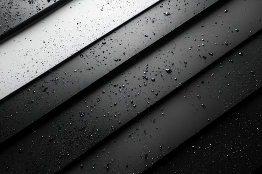 Monochrome planks with water droplets abstract background photo