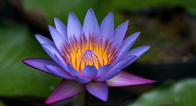 A purple lotus flower photo