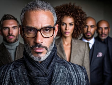 Group of diverse business professionals photo
