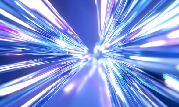 Abstract light streaks, tunnel, speed, energy, futuristic background, design photo