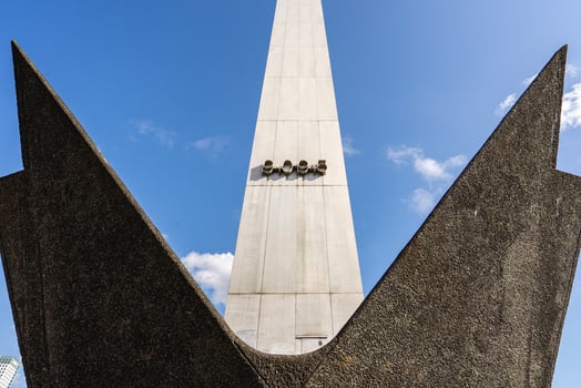 Memorial for wWorld war two In the center of Rotterdam, Netherlands. June 22, 2025 photo