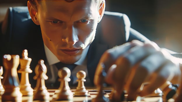 Chess strategy game board challenge mind competition photo