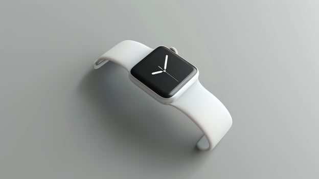 Modern smartwatch technology minimalist design product display photo