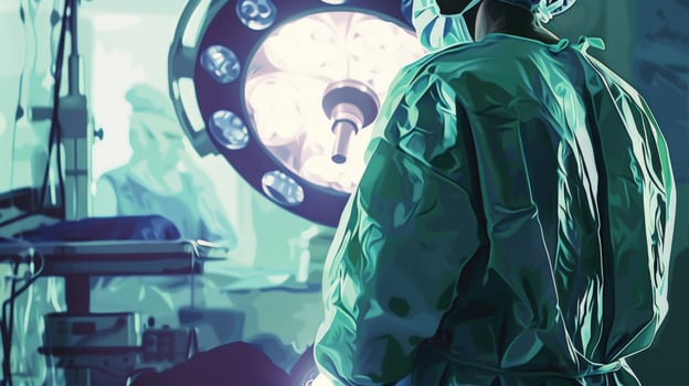 Surgical procedure doctor in operating room healthcare professional photo