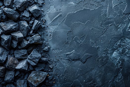 Textured dark rock surface abstract background photo