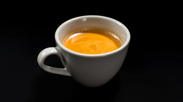 Espresso Coffee Cup Professional Photo for Cafe Menu Website or Blog Beverages