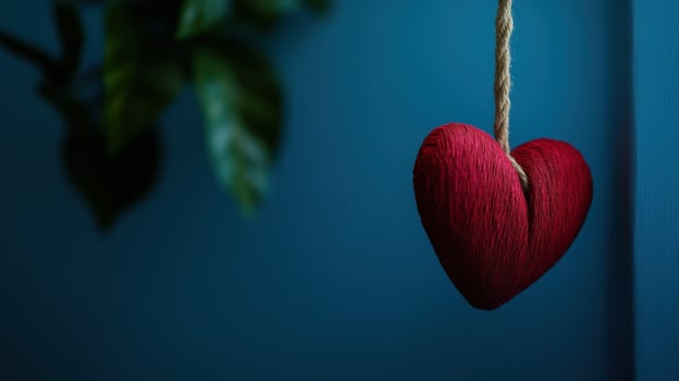 Hanging Heart A Symbol of Love and Affection photo