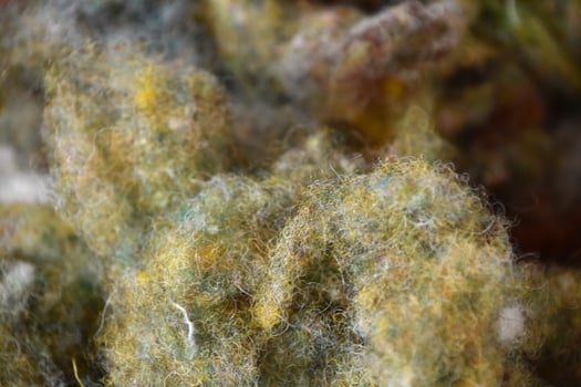 Collection of Carded Fleece Ready for Processing photo