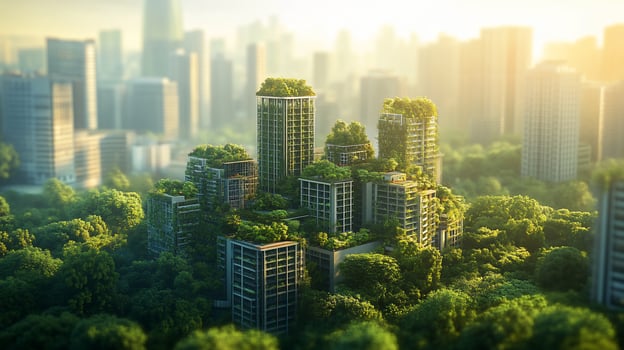 EcoCityscape A Vision of Sustainable Urban Living photo