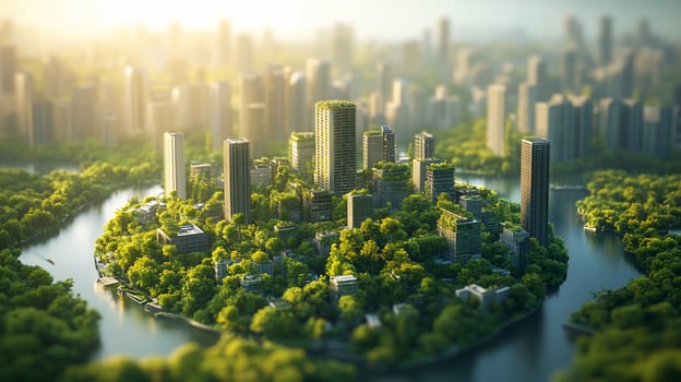 EcoCity A Sustainable Urban Oasis photo