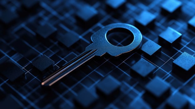 Cybersecurity Key Digital Access and Protection photo