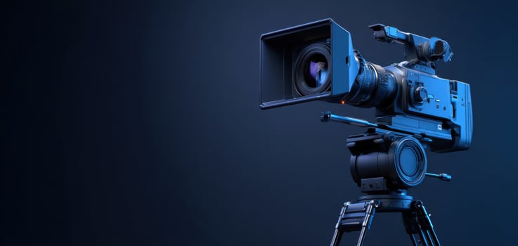 The professional camera setup for high-quality production. photo