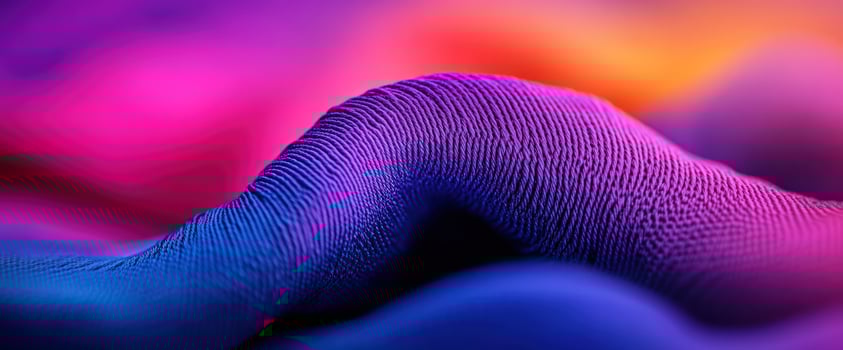 Abstract Purple and Blue Textured Landscape photo
