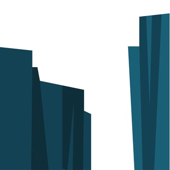 Isolated two cliffs design vector