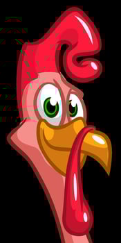 Cartoon happy cute thanksgiving turkey bird. Vector illustration. Design for Thanksgiving Day