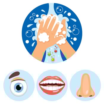 Hygiene Concept Drawings vector